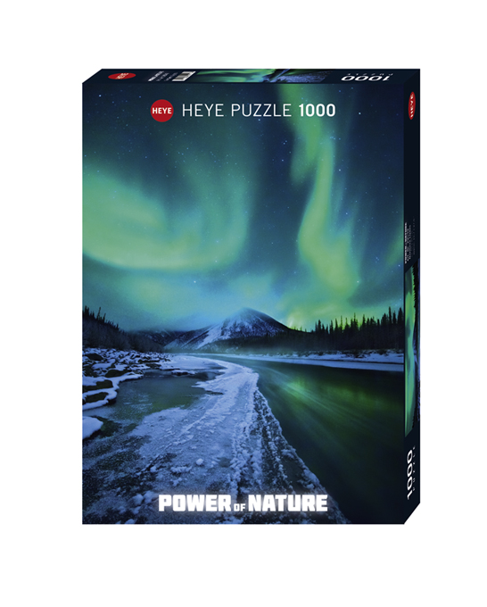 Jigsaw Puzzle: HEYE - Power of Nature: Northern Lights (1000 Pieces)