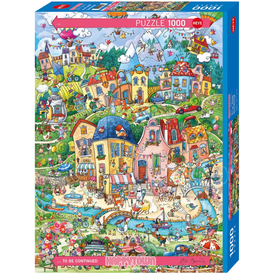 Jigsaw Puzzle: HEYE - Happytown Good Morning! (1000 Pieces)