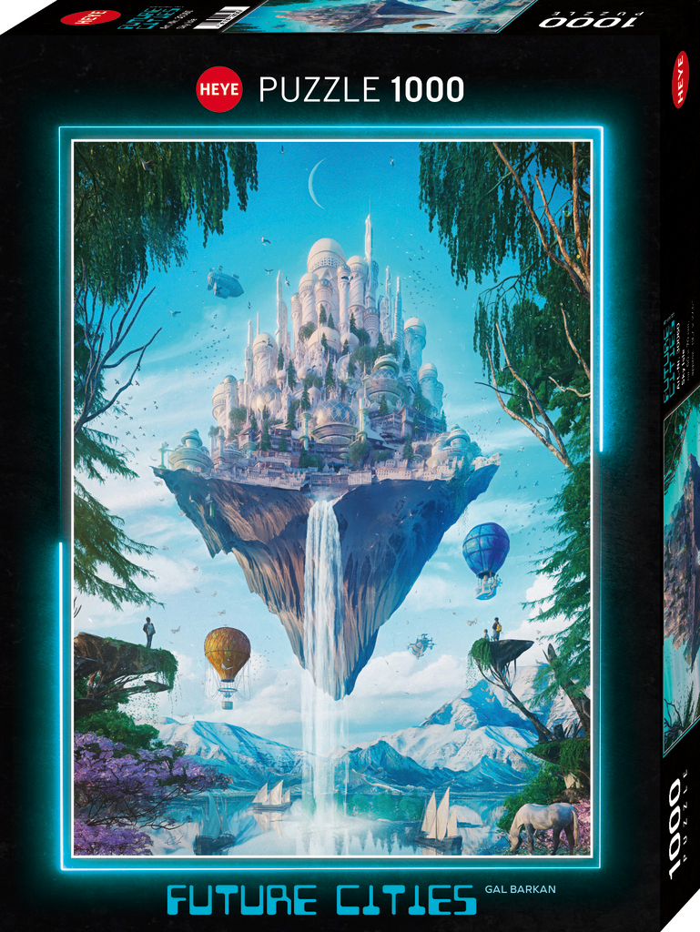 Jigsaw Puzzle: HEYE - Future Cities - Sky Isle (1000 Pieces)