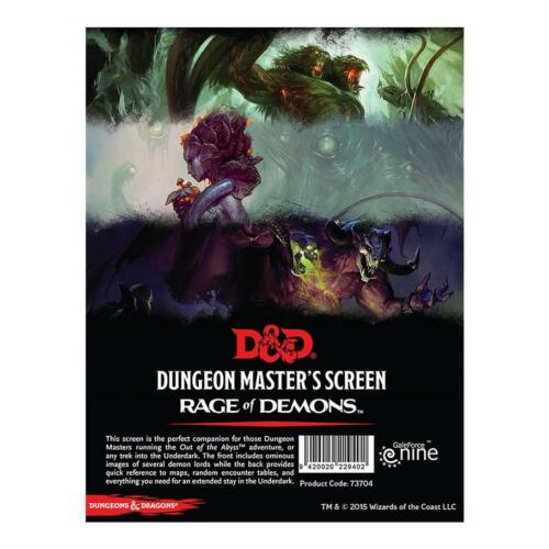 D&D RPG: Rage of Demons - DM Screen