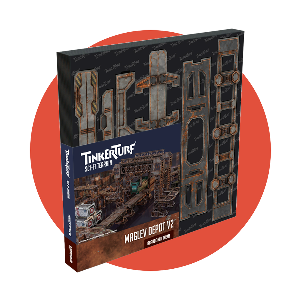 TinkerTurf Sci-Fi - MagLev Depot - Abandoned Theme