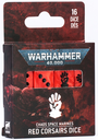 WH 40K: Chaos Space Marines Red Corsairs Dice