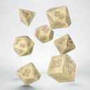 Dice: Q-Workshop - Sleepie Capybara - Poly Set (x7) - Beige/Brown