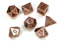 Dice: Chessex - Metal - Poly Set (x7) - Copper