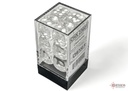 Dice: Chessex - Translucent - 16mm D6 (x12) - Clear/white