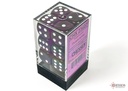 Dice: Chessex - Translucent - 16mm D6 (x12) - Purple/white