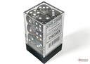 Dice: Chessex - Translucent - 16mm D6 (x12) - Smoke/white
