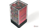 Dice: Chessex - Translucent - 16mm D6 (x12) - Smoke/red