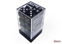 Dice: Chessex - Opaque - 16mm D6 (x12) - Black/white