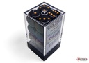 Dice: Chessex - Opaque - 16mm D6 (x12) - Black/gold