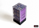 Dice: Chessex - Speckled - 16mm D6 (x12) - Golden Cobalt