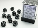 Dice: Chessex - Opaque - 12mm D6 (x36) - Black/white