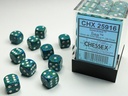 Dice: Chessex - Speckled - 12mm D6 (x36) - Sea