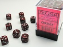 Dice: Chessex - Speckled - 12mm D6 (x36) - Silver Volcano