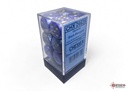 Dice: Chessex - Gemini - 16mm D6 (x12) - Black-Blue/gold