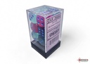 Dice: Chessex - Gemini Gel, Luminary - 16mm D6 (x12) - Green-Pink/blue