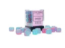 Dice: Chessex - Gemini Gel, Luminary - 12mm D6 (x36) - Green-Pink/blue