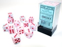 Dice: Chessex - Festive - 16mm D6 (x12) - Pop Art/red