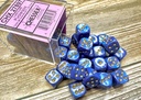 Dice: Chessex - Lustrous - 12mm D6 (x36) - Purple/gold