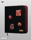 Patch Binder: 12-Pocket DOMARU Binder - Cryptids Collection - Crimson Glow