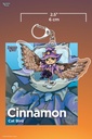 Keychain: Cinnamon - Cat Bird