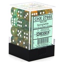 Dice: Chessex - Nebula, Luminary - 12mm D6 (x36) - Spring/White