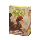 Sleeves: Dragon Shield - Japanese Size - Matte (x60) - Amber